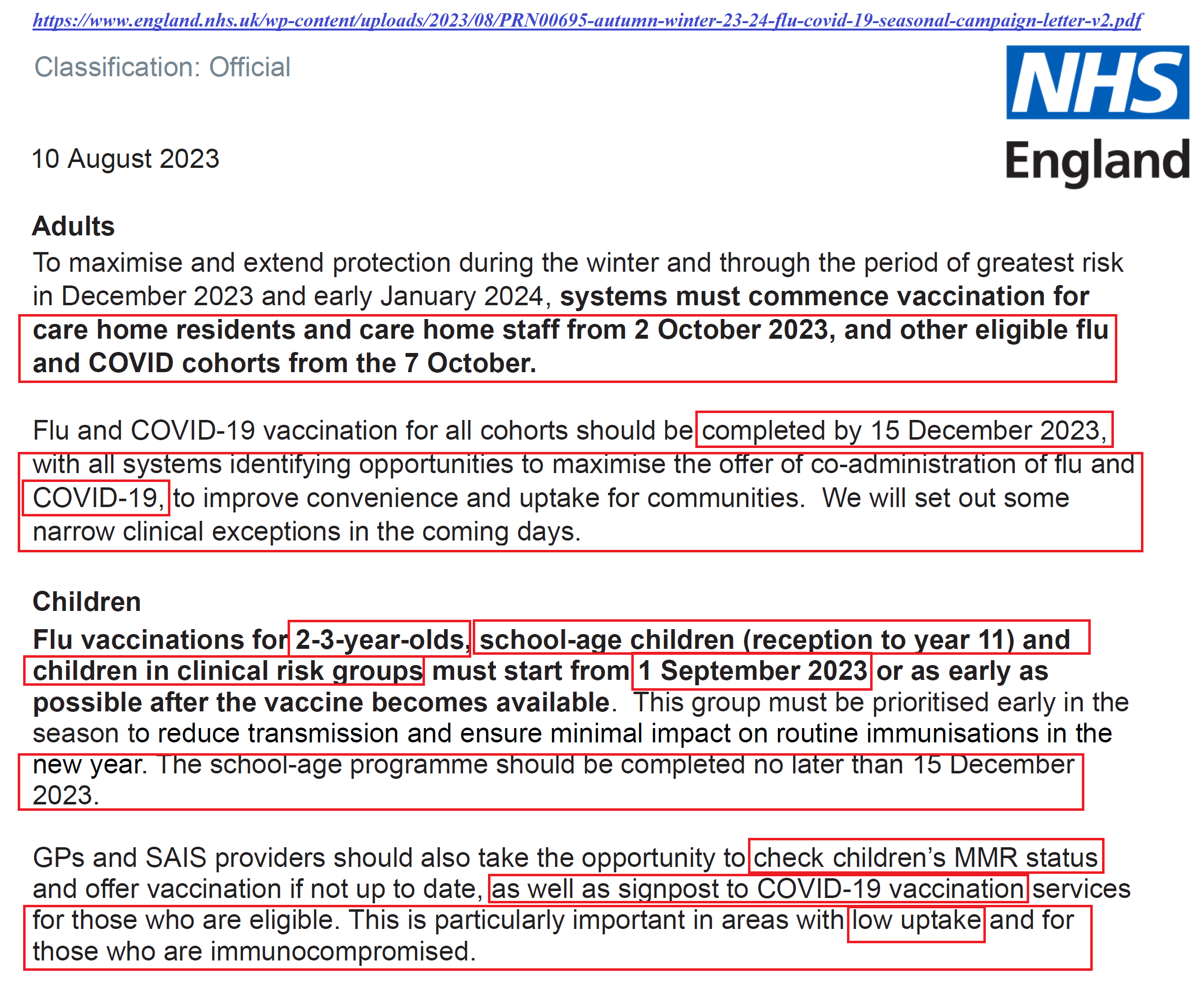 Flu COVID UK