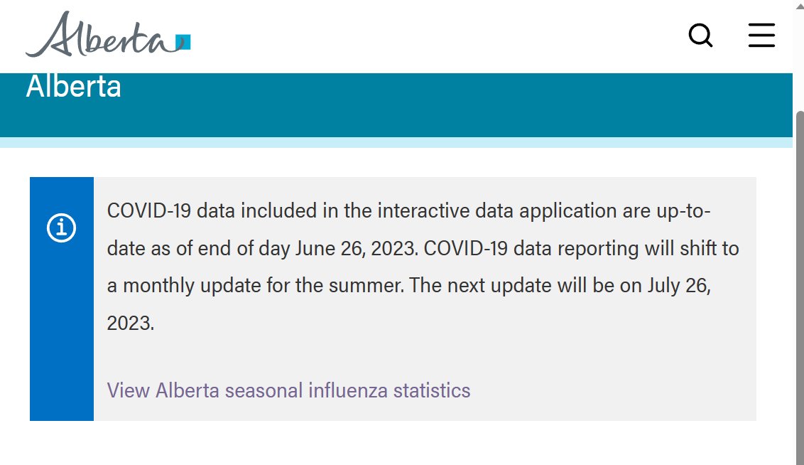 Alberta Case Data Gone.